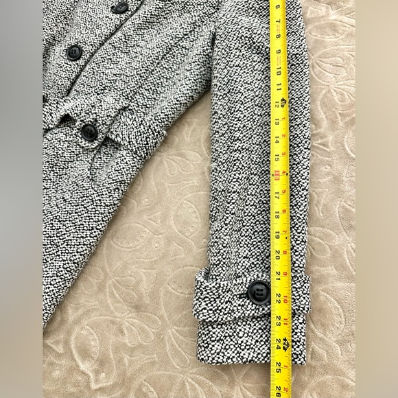 Gallery New York Belted Tweed Coat with Hood - Size L - Picture 8 of 10